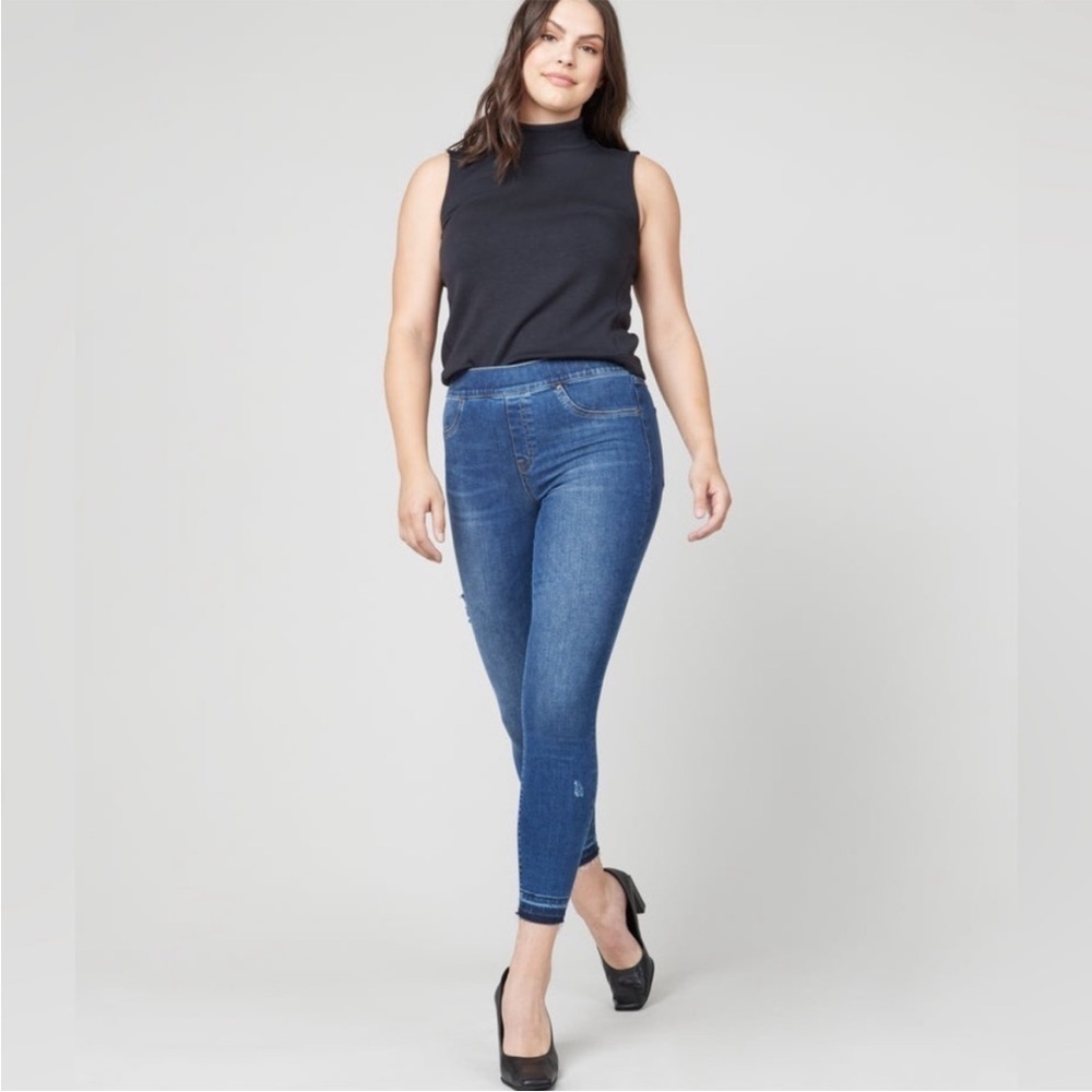 NWT Spanx distressed skinny jeans size XS